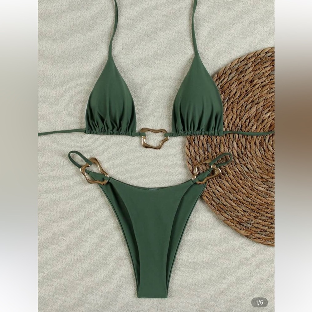 Polovedo army Green bikini set
